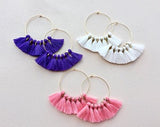 Tassel Hoop Earrings