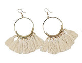 Tassel Hoop Earrings